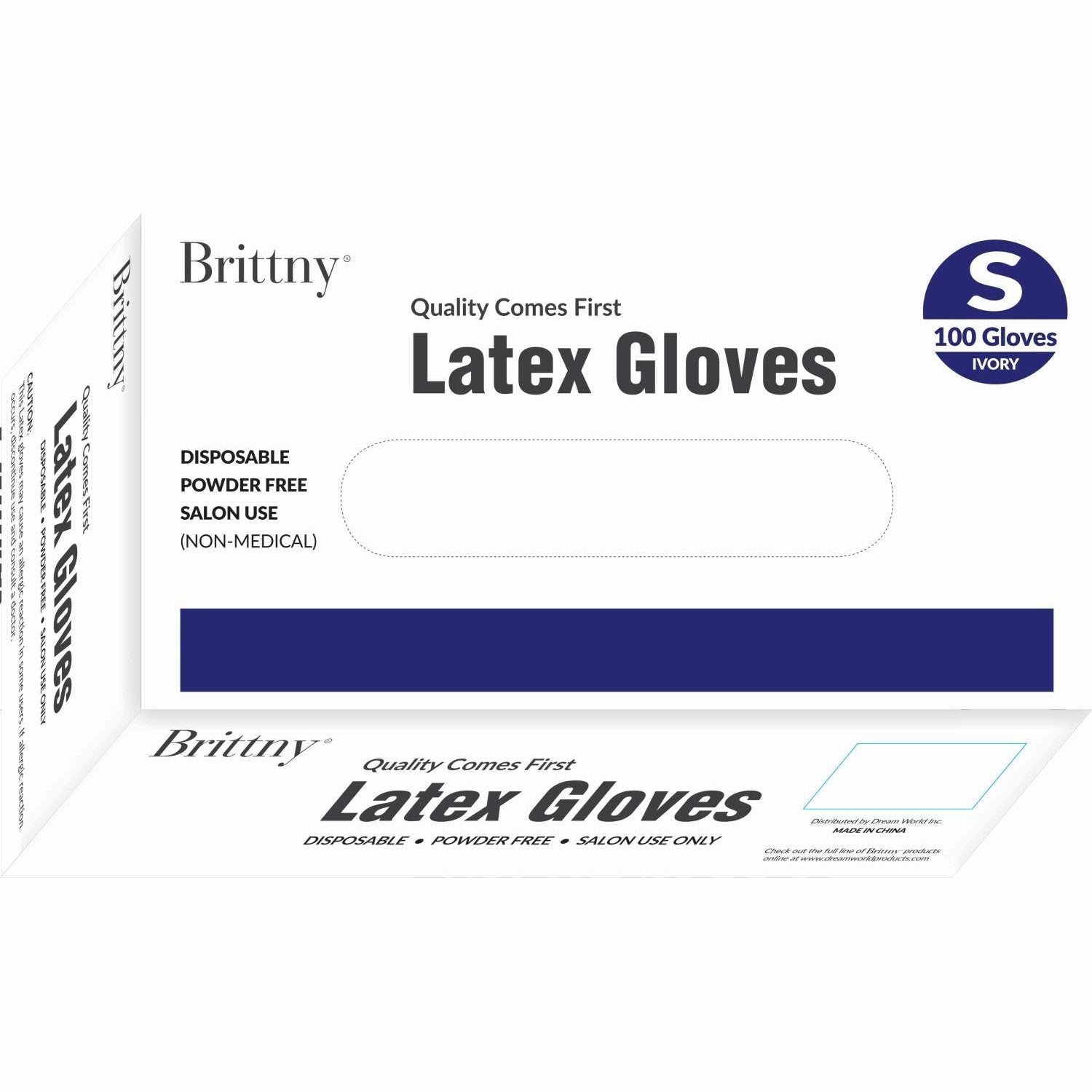 Brittny Latex Gloves 100Box Small Brittny Latex Gloves 100Box Small