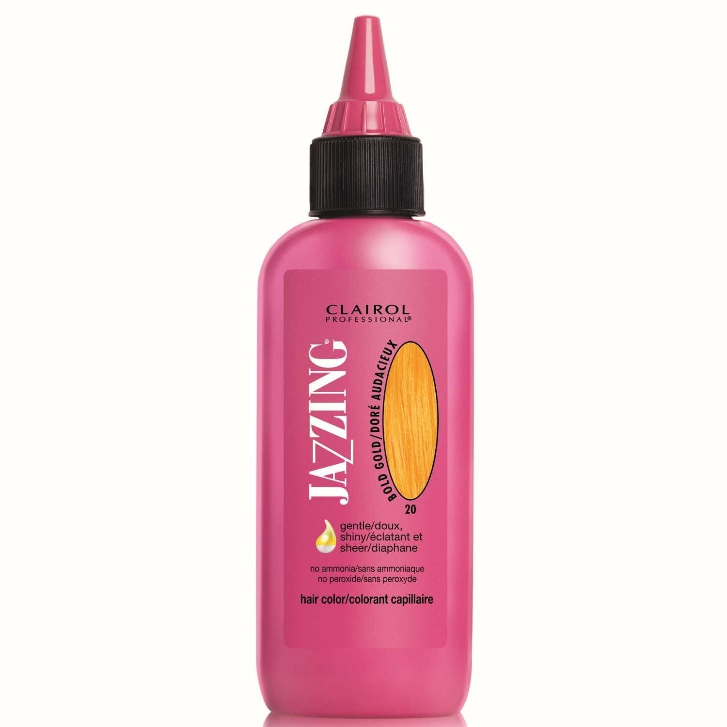 Jazzing Temporary Hair Color 20 Bold Gold Jazzing Temporary Hair Color 20 Bold Gold