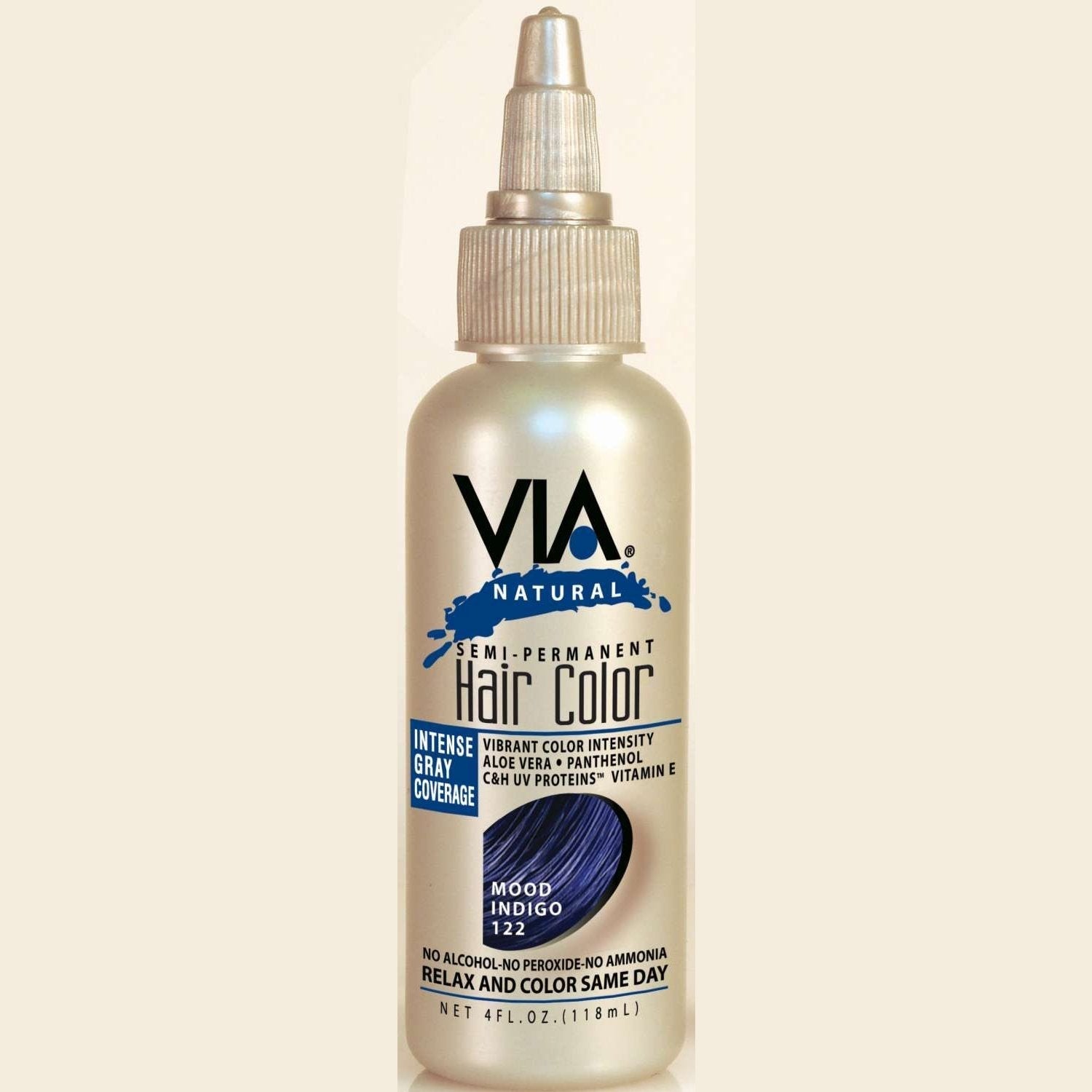 Via Natural Hair Color 122 Mood Indigo Via Natural Hair Color 122 Mood Indigo