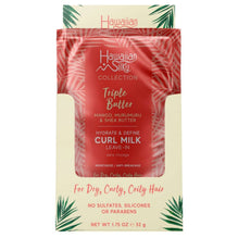 Hawaiian Silky Collection Triple Butter Hydrate  Define Curl Milk Leave-In Moisturizer Display Box